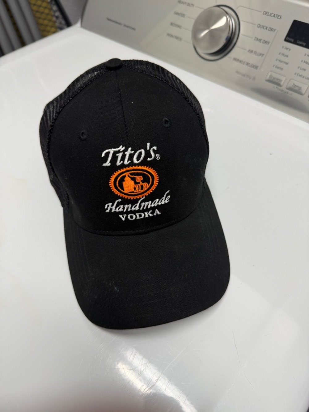 Tito’s Vodka Black Logo Trucker Cap